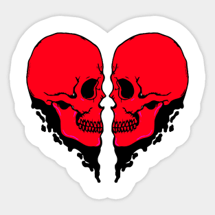 Devil Skull Sticker